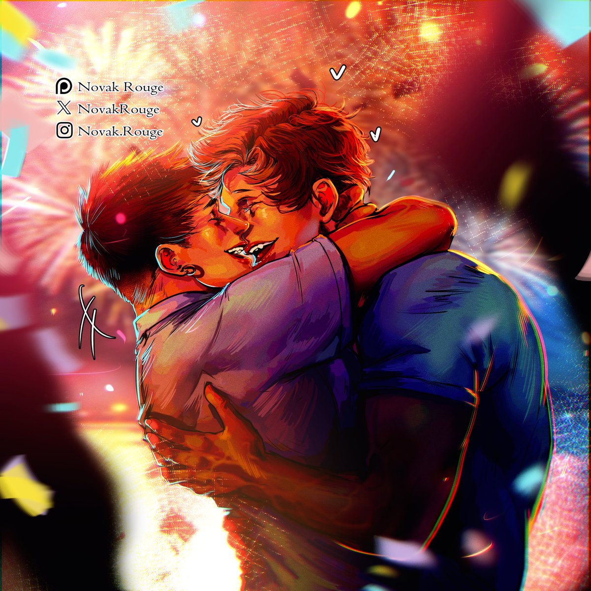 Happy new year yall ♡ #iwaizumi #oikawa #haikyuu #iwaoi