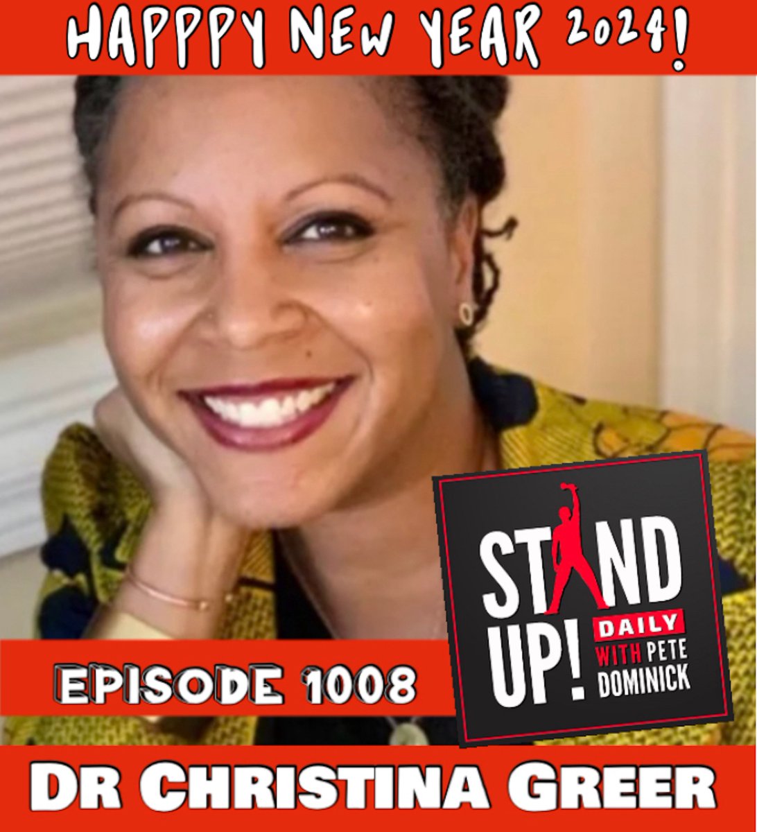 PeteDominick's tweet photo. Who better to kick off the year than Dr Greer? @Dr_CMGreer
I am so excited to share this awesome talk with my friend Chrissy.
#TimeIsAConstruct #IntellectualFarmer
#CPT #BlackWomenParties #TheBodyKeepsTheScore #MoreIn2024 #PlanAVacation
https://t.co/iGTqlm65fl https://t.co/u557QPz6np