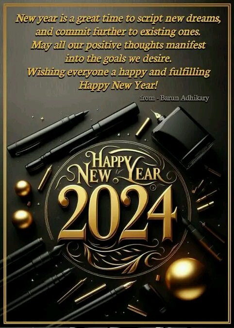 itsbarun's tweet photo. Wishing everyone ahappy and fulfilling Happy New Year 2024.
@kumarpriya @virat https://t.co/LXsLInlug0