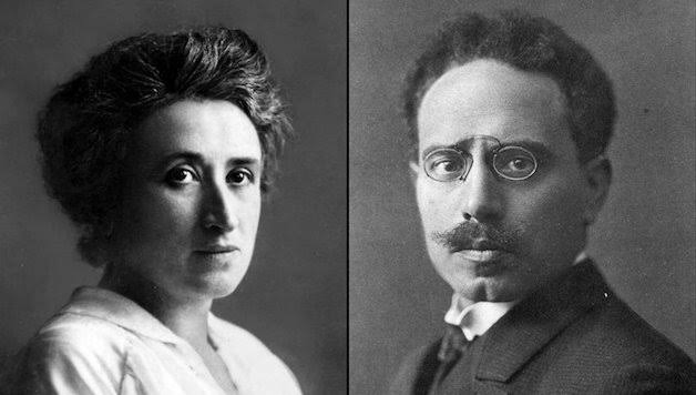 Comrade Rosa Luxemburg and Comrade Karl Liebknecht, the founding leaders of the KPD