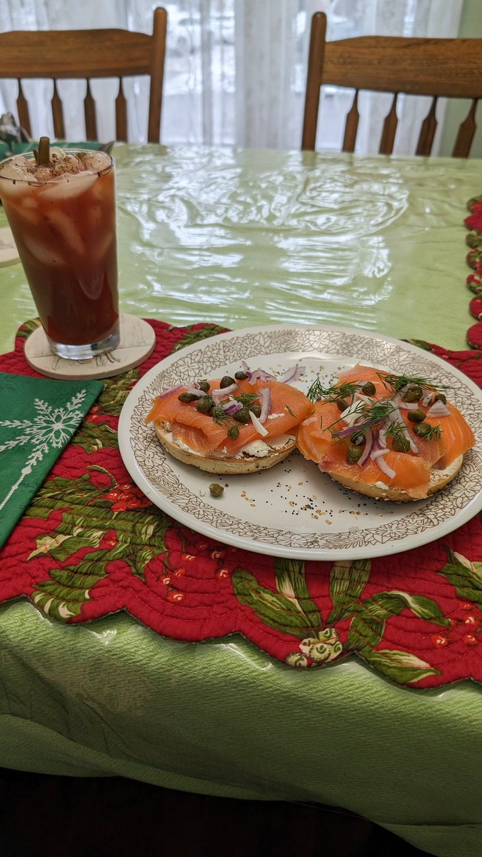 Time for New Year breakfast.