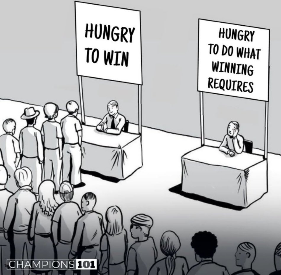 Another year gone but this picture always ages well. What are you willing to do to get better, get the TEAM better?