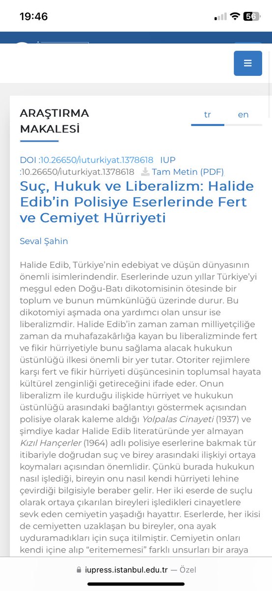 sevalsahinn's tweet photo. Yılı Halide Edib polisiyeleri üzerine bir yazıya kapattık. Yolpalas Cinayeti’ni biliyorduk peki ya Kızıl Hançerler’i. Üstelik Halide Edib’in son eseri. Eser, yakında Can Yayınlarından Halide Edib Külliyatı içinde çıkacak. #HalideEdib
https://t.co/pcwasR0Ct8 https://t.co/5zMUw15UGW