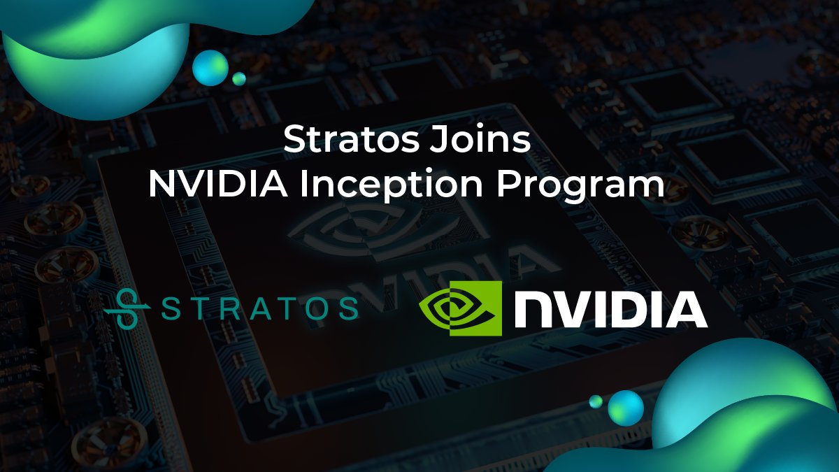 💥 Stratos kicks off 2024 with a BANG! 💥

We’re proud to announce that #Stratos joins the prestigious <a href="/nvidia/">NVIDIA</a> Inception Program, an exclusive program that nurtures startups revolutionizing industries with cutting-edge technology.

This partnership with NVIDIA marks another