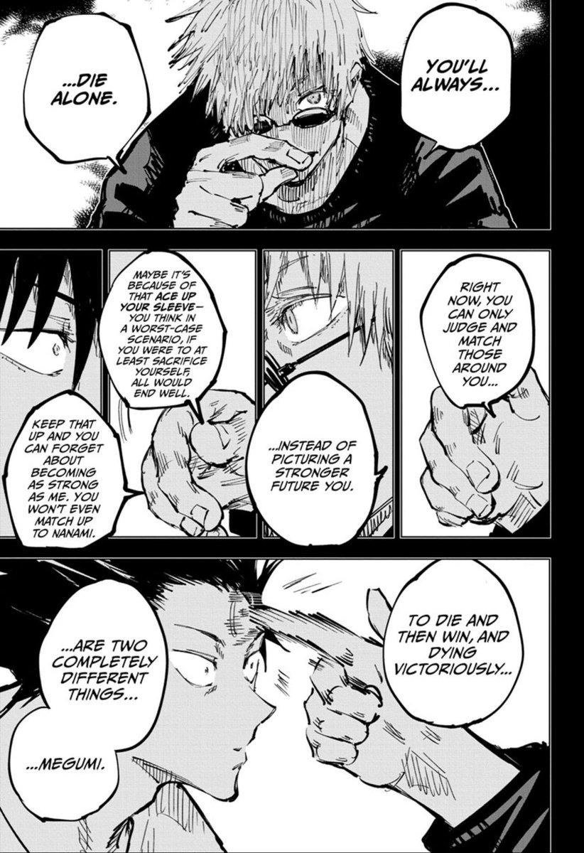Actual masterpiece of character writing and thematic exposition in 1 page