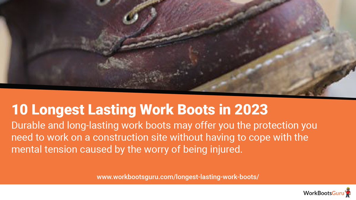 10 Longest Lasting Work Boots in 2023

Read more: workbootsguru.com/longest-lastin…

#WorkBoots #SafetyFootwear #Workwear #WorkBootLife #WorkBootStyle #WorkBootCollection #BootLover #DurableBoots #ComfortableBoots #BootsOfTheDay  #BootsForWork #WorkBootEssentials