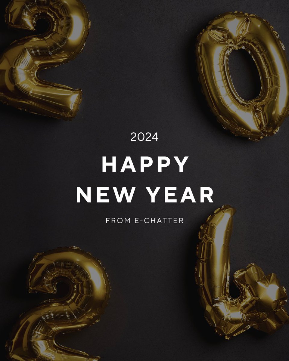echatterchecks's tweet photo. Happy New Year! Looking forward to all the incredible things coming in 2024! #happynewyear #echatterchecks https://t.co/QknT8e9Y3Z