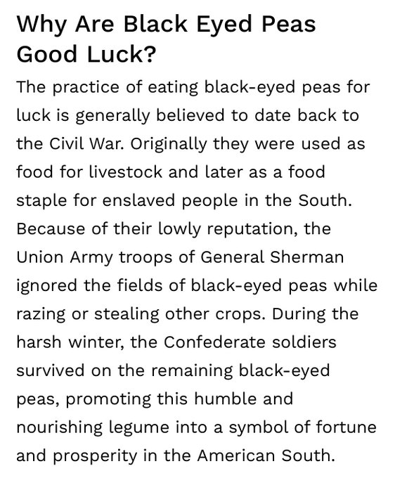 It's that time again: New Years Day = black eyed peas, greens (&amp; corn bread).  A tradition that started<a href="/tag/hero"class="tags"><span>#hero</span></a><a href="/tag/heroes"class="tags"><span>#heroes</span></a><a href="/tag/september11"class="tags"><span>#september11</span></a><a href="/tag/neverforget911"class="tags"><span>#neverforget911</span></a>