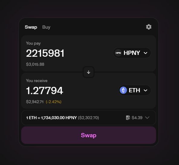 $HPNY revenue share x.com/hpny_eth/statu…