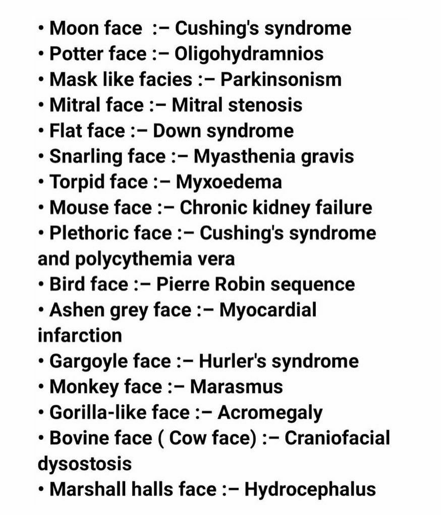 Learning about abnormal face condition in different diseases