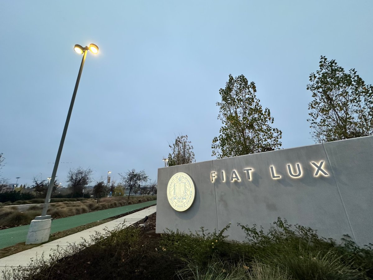 The dawn of a new year arrives at UC Merced! Here's to a healthy and prosperous 2024 for all of our Bobcat family, friends and community! #fiatlux