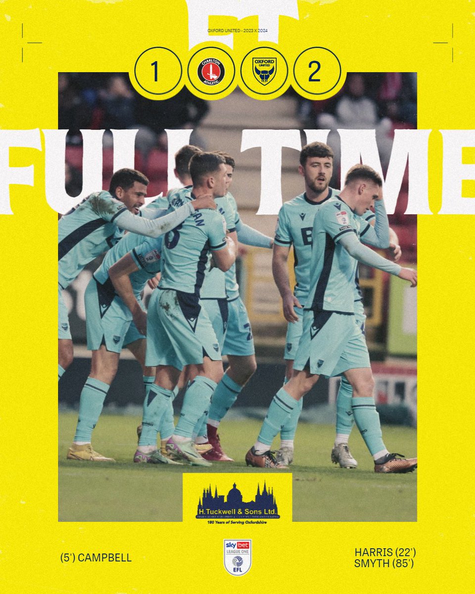 OUFCOfficial's tweet photo. Starting 2024 with a BANG! 💥

🟡🔵 #OUFC | FT: 1 - 2 https://t.co/p9aT6V3jng