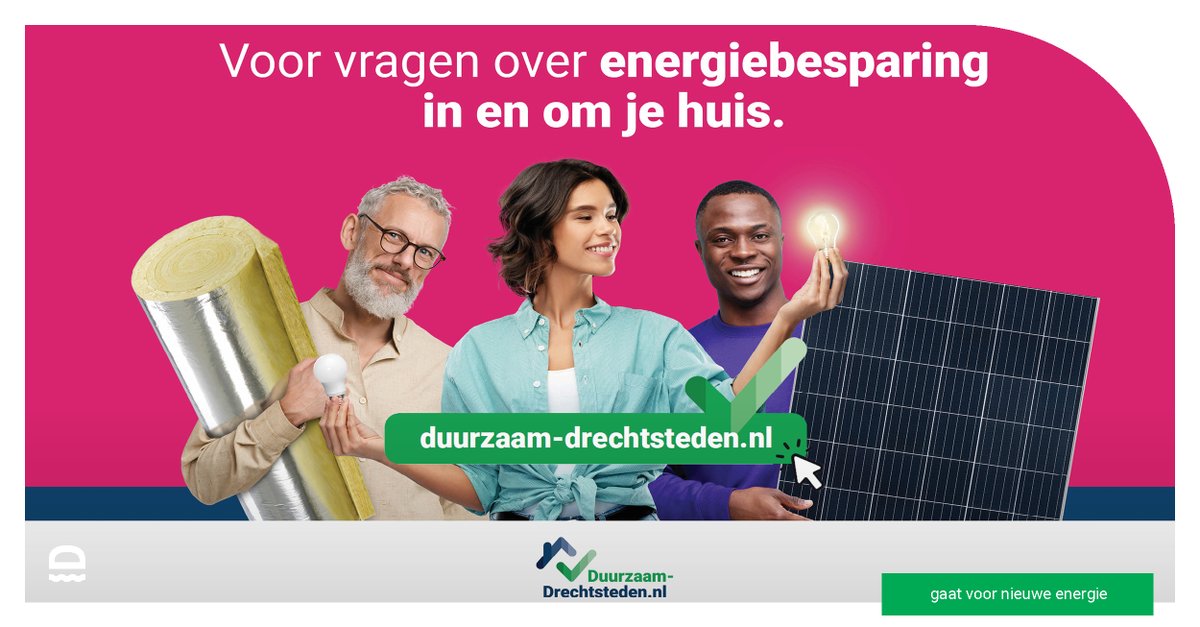 💡 Meer grip op de energiekosten? Start met verduurzamen. Zet een kleine eerste stap of pak het gelijk grondig aan. Duurzaam Drechtsteden helpt jou op weg. Vind de informatie die jij nodig hebt (ook over subsidies) op ▶️ duurzaam-drechtsteden.nl