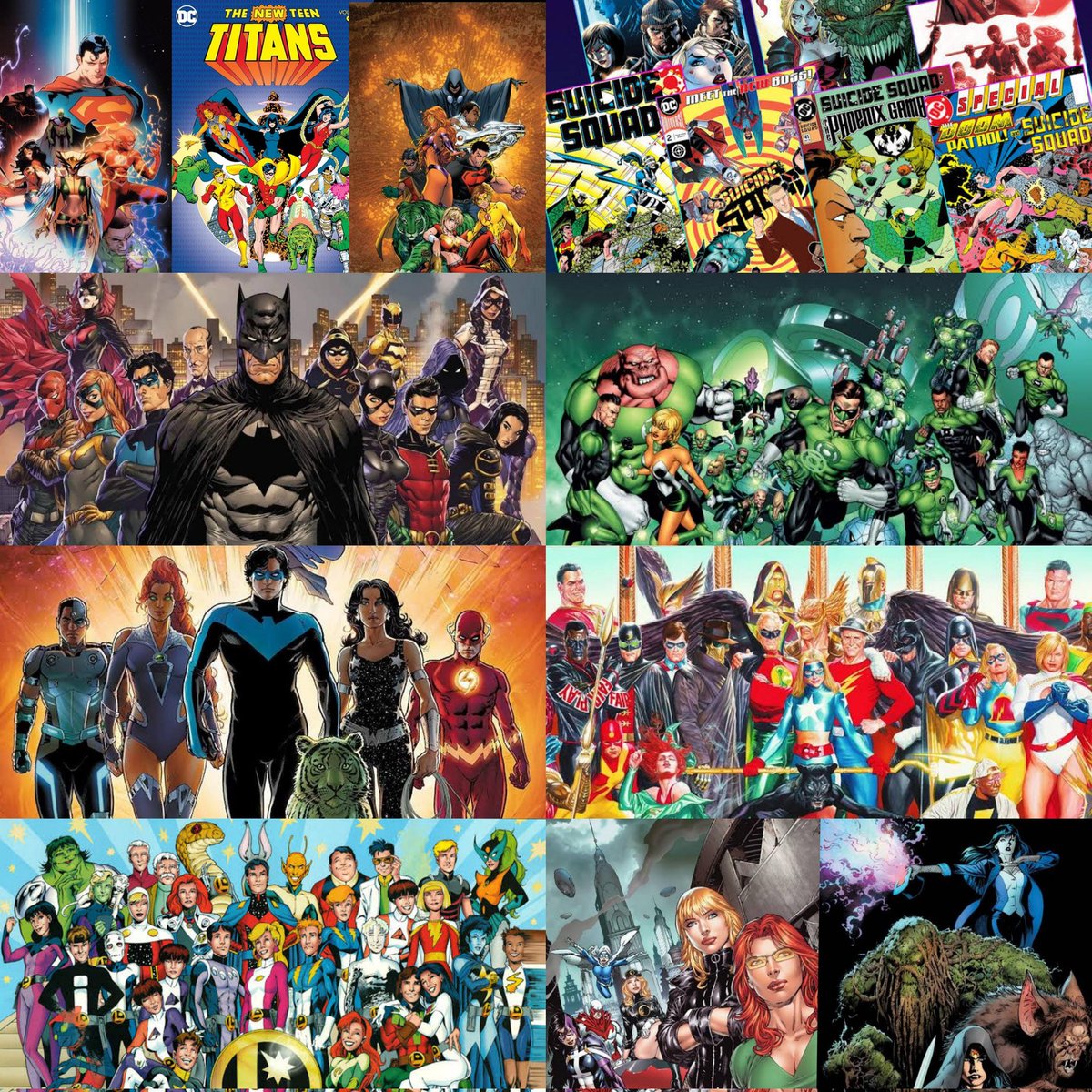 dcuworld's tweet photo. Top 15 most searched Dc teams on google:
-Justice league
-Teen Titans
-Suicide Squad
-Batfamily
-Green Lanterns
-Titans
-Justice Society of America
-Legion of Superheroes
-Birds of Prey
-Justice League Dark https://t.co/tQZsOifT0e