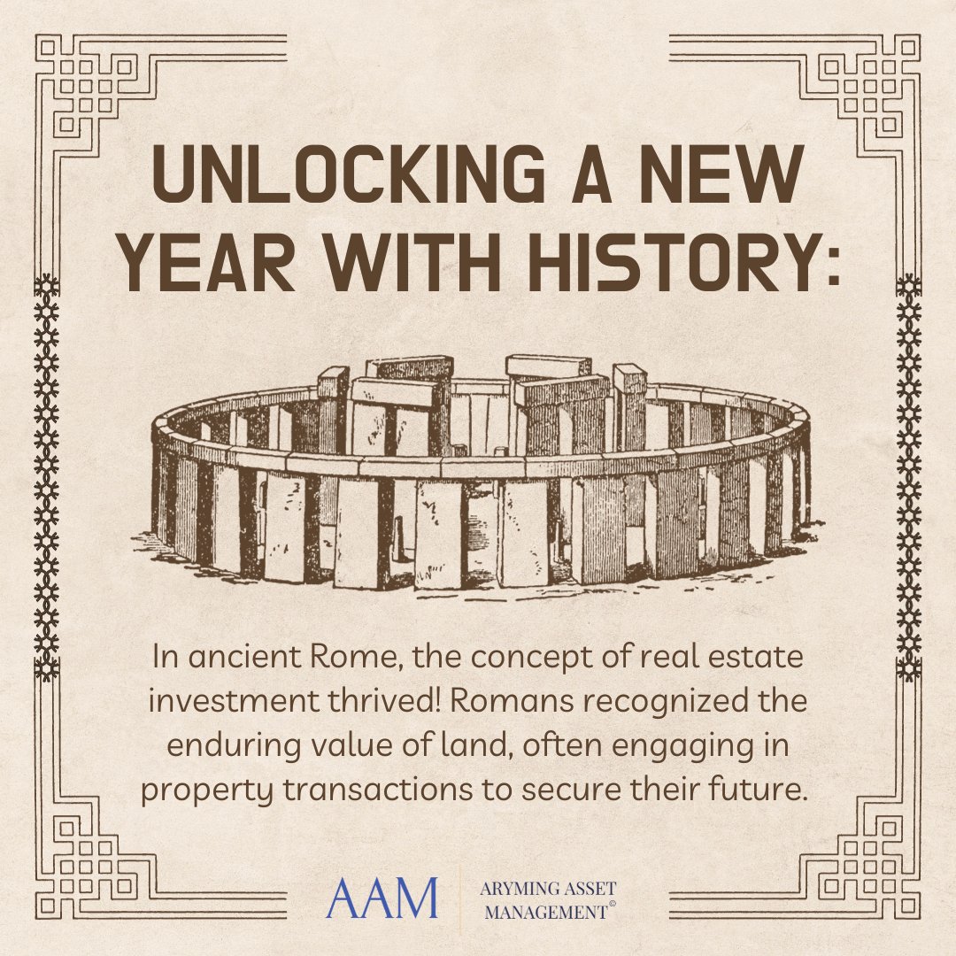 Fast forward to today, Aryming Asset Management is ushering in the New Year by continuing the legacy of strategic real estate investments. 🏰🎉 #RealEstateLegacy #NewYearInvestments #ArymingAssetManagement