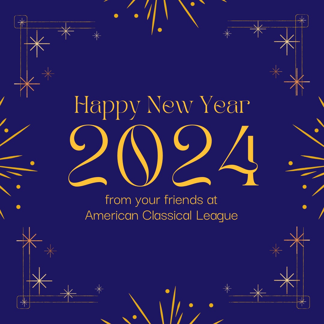 ACLClassics's tweet photo. Best wishes to our Classical community in the new year!
If you haven't already renewed for 2023-24, be sure to do so before the price increase on January 8:  https://t.co/ZnI7hYkLI3. https://t.co/FlAXvXZ5D9