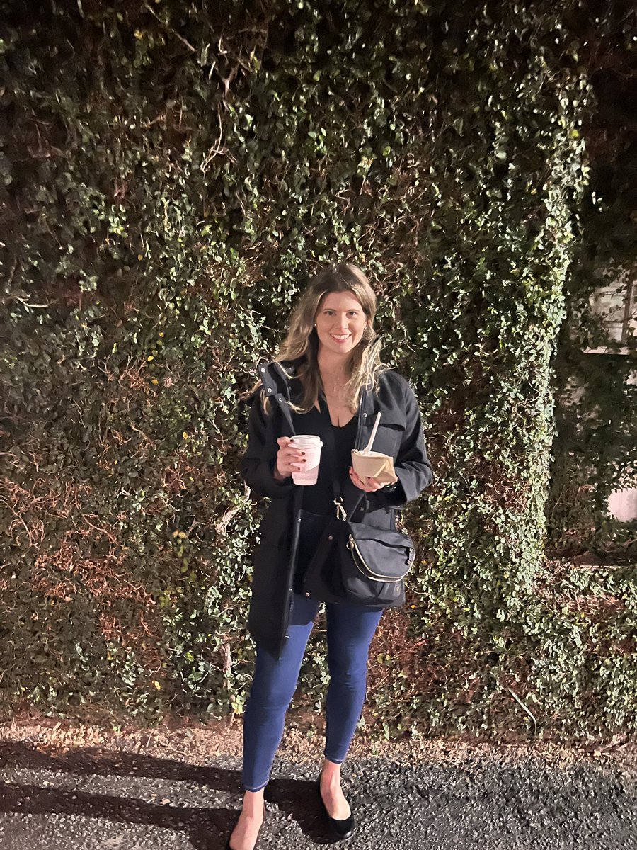 Not me double fisting a decaf coffee and a double scoop of GF/DF peppermint bark ice cream. #futuredietitian #nutrition #icecream #charleston