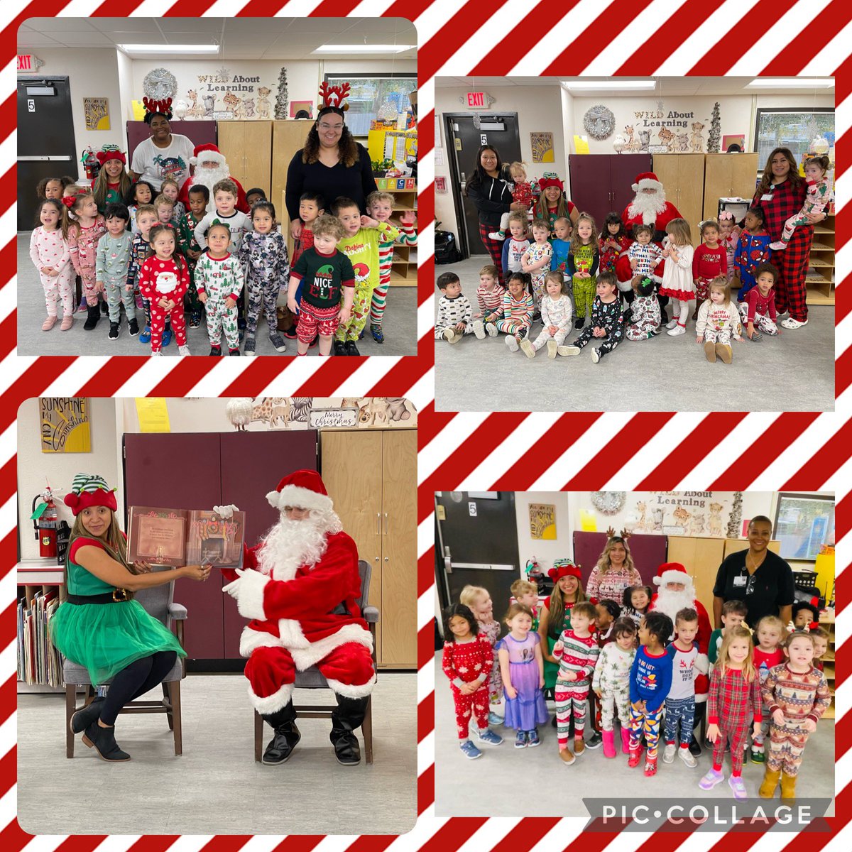 A big thank you to Santa and his special helper for coming to visit and spreading the Christmas Magic! @CFISDELC1 @CFISDELCS #ChristmasMagic #joy #Santa