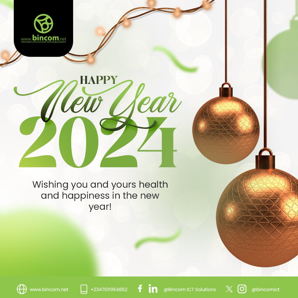 bincomict's tweet photo. We use this moment to thank you for your unwavering support and partnership. As we embark on this new year together, we are honoured to have you by our side. May it be a year of growth,love and endless possibilities. Happy New Year !
#HappyNewYear #BINCOMICT #NewYearNewBeginning https://t.co/J6zyRQEXla