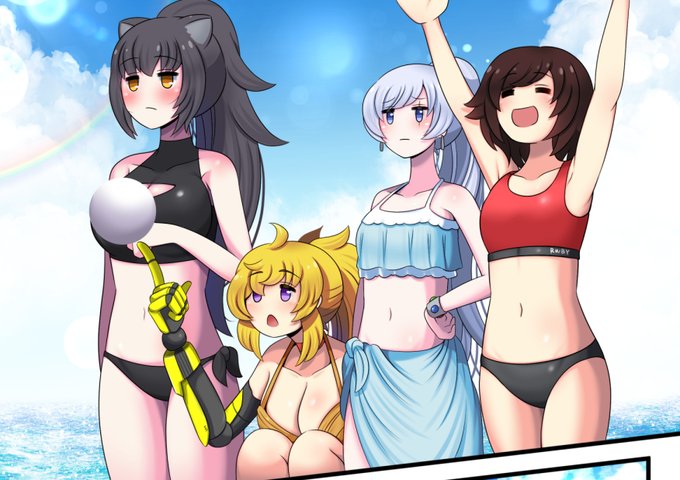 息抜きの息抜きで、チマチマ進めてるRWBY漫画!
たたただ水着で遊んでるやーつー(エロじゃない)
だってヤンブレが幸せなキスとかするから!
年内完成、目標 