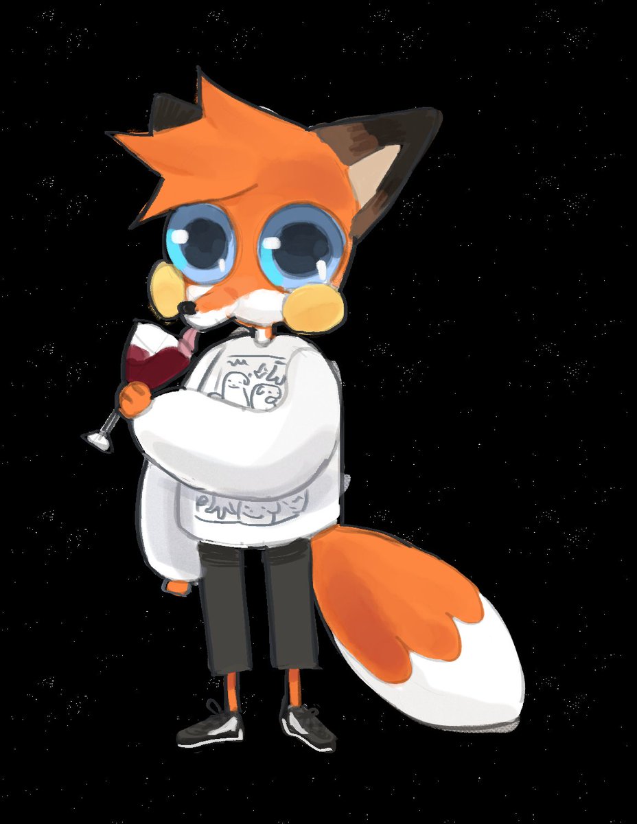 8m8nryu's tweet photo. Some mischievous little doodles for @HamburgerFox of him in a cute sweater! Big eyes and drinking wine 👁️👁️🍷

#furryart #furryartist #furrycommunity #furry #furrycommission #FurryTails #fox #Silly #winelovers #digitalart #DigitalArtist #digitaldrawing #doodle #doodleart #wine https://t.co/TIvQohNFiT