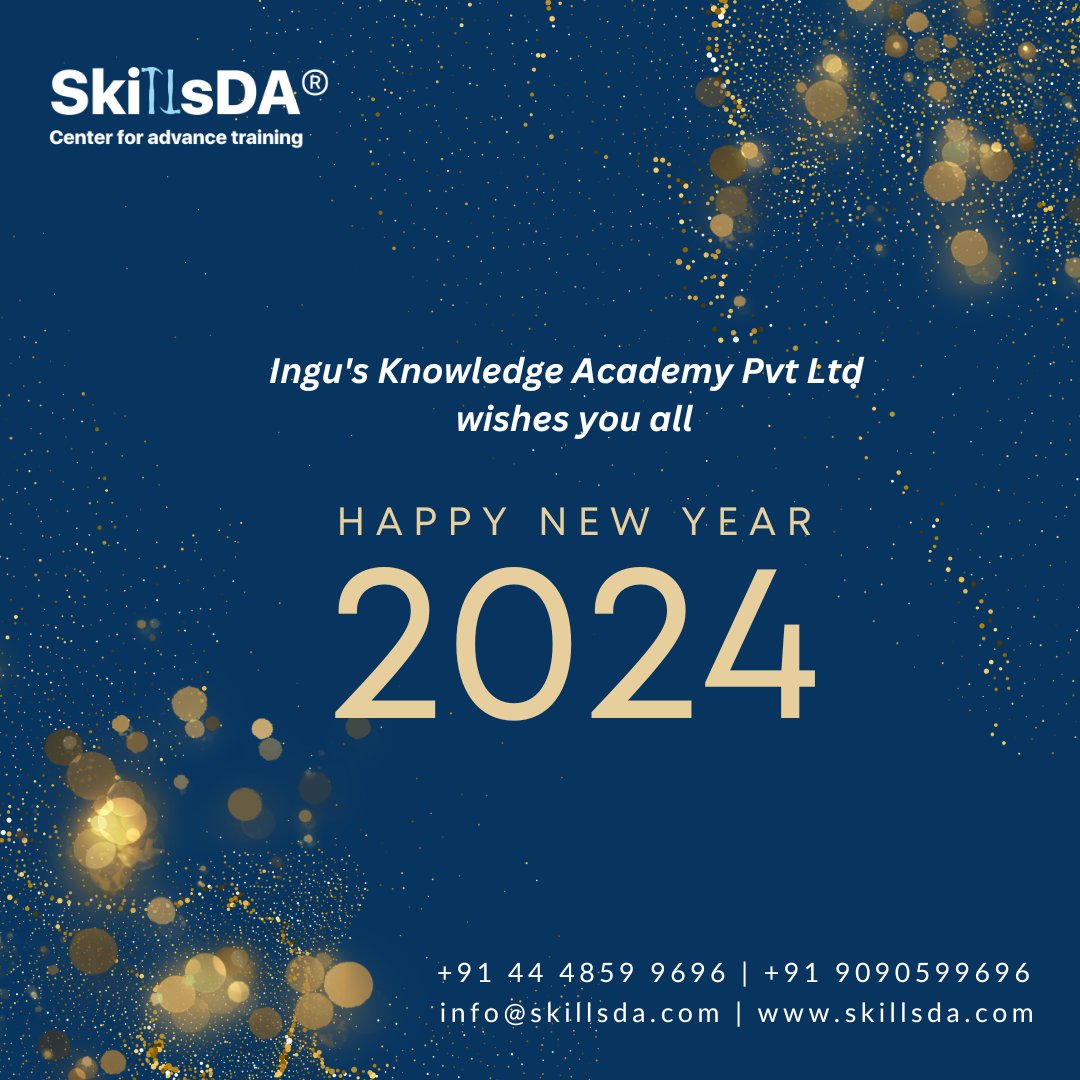 skillsda's tweet photo. Team SkillsDA wishes you all a Happy New Year 2024
#NewBeginnings2024  #NewYear #NewYear2024 https://t.co/vaeIlO4zqS