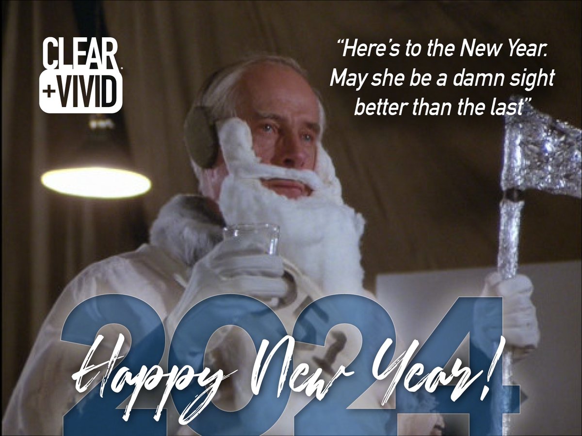 Happy New Year, Clear+Vivid listeners! 🥳🪩🎉 #NewYear2024