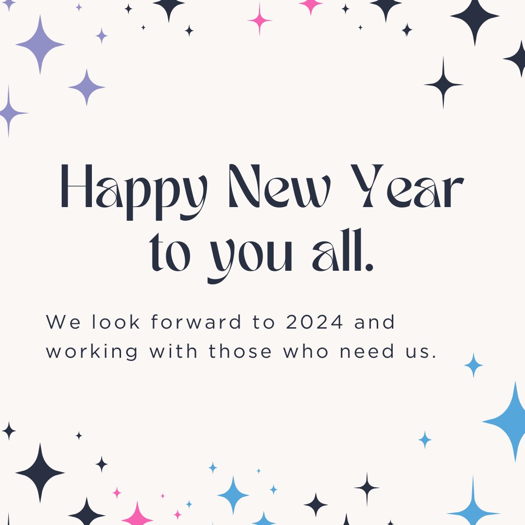 STARAyrshireRC's tweet photo. Happy New Year from the STAR Centre! 🌟 As we step into 2024, we are excited to share our intentions for the year ahead. 🌈✨ #NewYear2024 #STARCentre #SupportingSurvivors https://t.co/tMGEuK1iJp