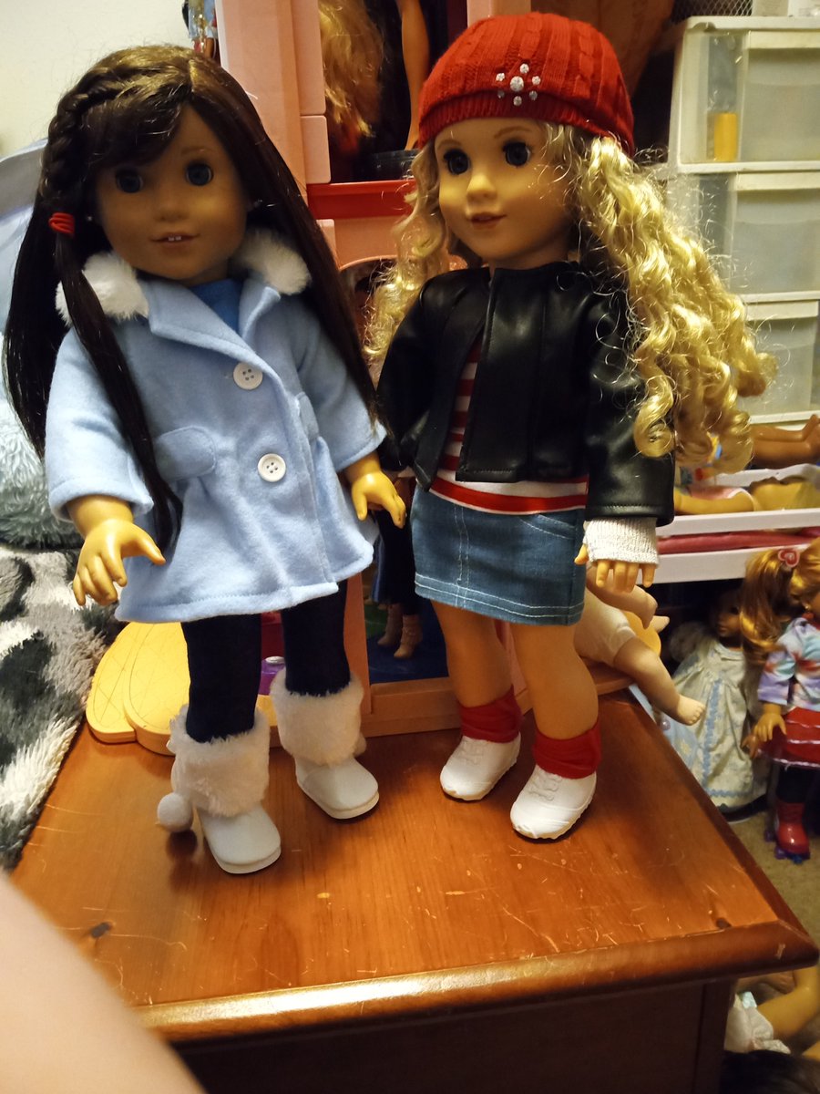 yuseifudo21's tweet photo. First outfits of the year!

#americangirldoll #gracethomas #maryellenlarkin #trulyme115 https://t.co/oZS0LuTkXR
