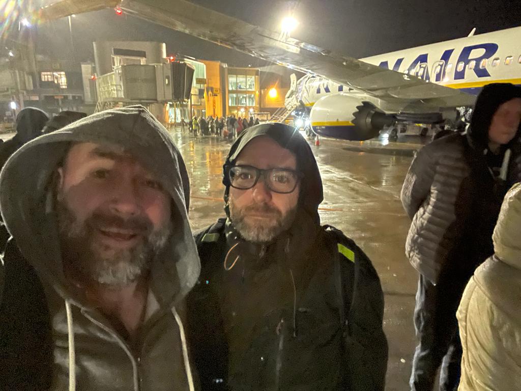 Happy New Year <a href="/Ryanair/">Ryanair</a> 

Not makes you feel more like a priority than standing on the tarmac in the wind and rain for more than 10mins before you board!