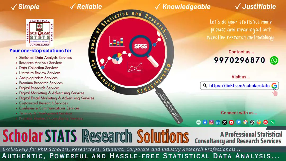 scholarstats's tweet photo. #ScholarSTATS
#ScholarSTATSResearchSolutions
wishing you all a very happy &amp; prosperous new year
💐🙏
#𝕊𝕔𝕙𝕠𝕝𝕒𝕣𝕊𝕋𝔸𝕋𝕊ℝ𝕖𝕤𝕖𝕒𝕣𝕔𝕙𝕊𝕠𝕝𝕦𝕥𝕚𝕠𝕟𝕤
Exclusively for PhD Scholars &amp; Researchers
Connect with us...
https://t.co/95Wdr1nhfn
https://t.co/QypeqWh68x https://t.co/cTNmAKkDCq
