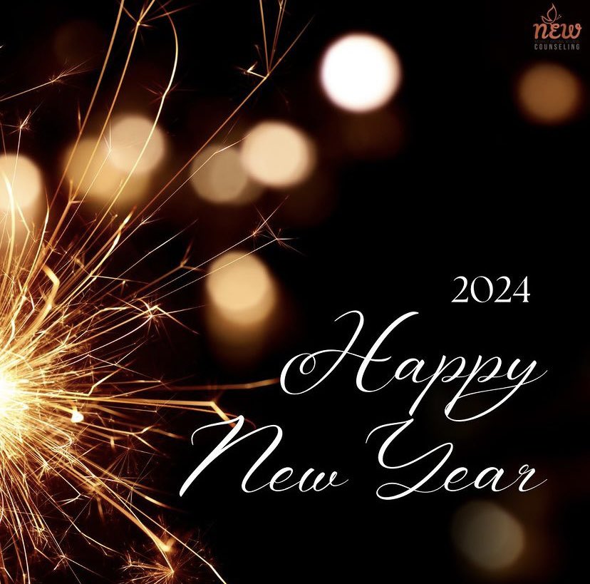 NEW Counseling wishes you peace, love, and a beautiful new start. Happy New Year! 
#HappyNewYear2024 #mentalhealth #MentalHealthMatters