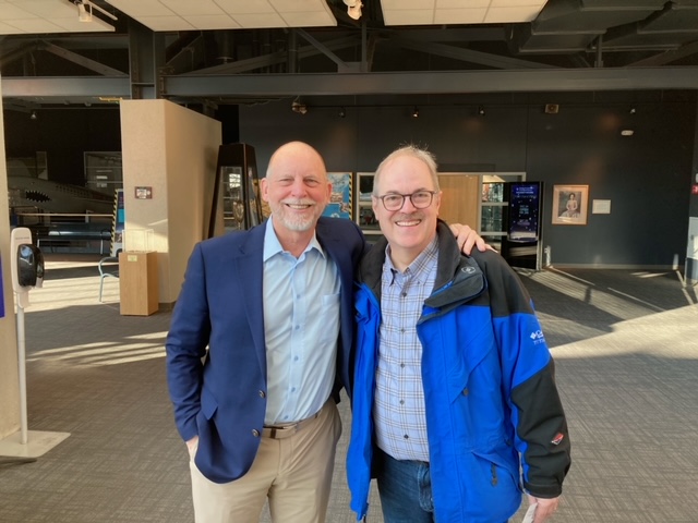knowledgereact's tweet photo. My family and I visited the SAC Air Museum recently.    And I talked with Clayton Anderson, a real astronaut who flew on Space Shuttle STS-117.  We had a great time and saw some very cool planes and space craft. https://t.co/NtPA6HDFZO