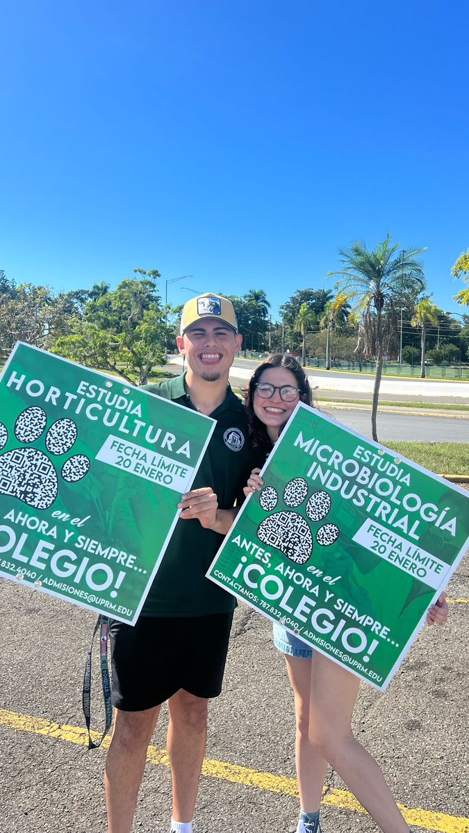 El <a href="/cgerum/">CGE UPRM</a> repite su campaña para que los jóvenes de escuela superior llenen la solicitud de admisión a nuestra institución <a href="/uprm/">RUM/UPRM</a> <a href="/UPR_Oficial/">UPR</a> . El año pasado su gestión hizo la diferencia, y este año también se está dejando sentir. ¡Muchas gracias! admisiones.upr.edu