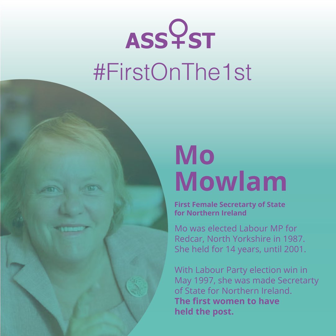 The first #firstonthe1st of 2024! ⭐️ 

And who better to dedicate it to than the fantastic Mo Mowlam 💜

There are still a few places left for the second showing of our Mo Mowlam event in April if you haven’t secured your spot yet! eventbrite.co.uk/e/sisterwood-s…