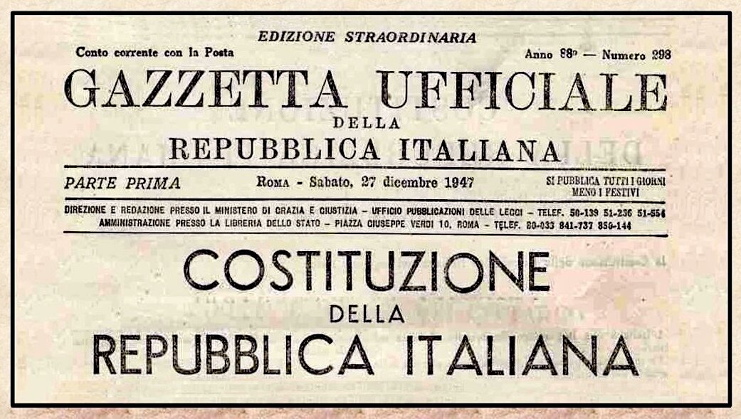 A.N.P.I. Nazionale on X: Esattamente 76 anni fa, l'1 gennaio 1948, entrava  in vigore la #Costituzione della Repubblica Italiana nata dalla  #Resistenza🌷  / X
