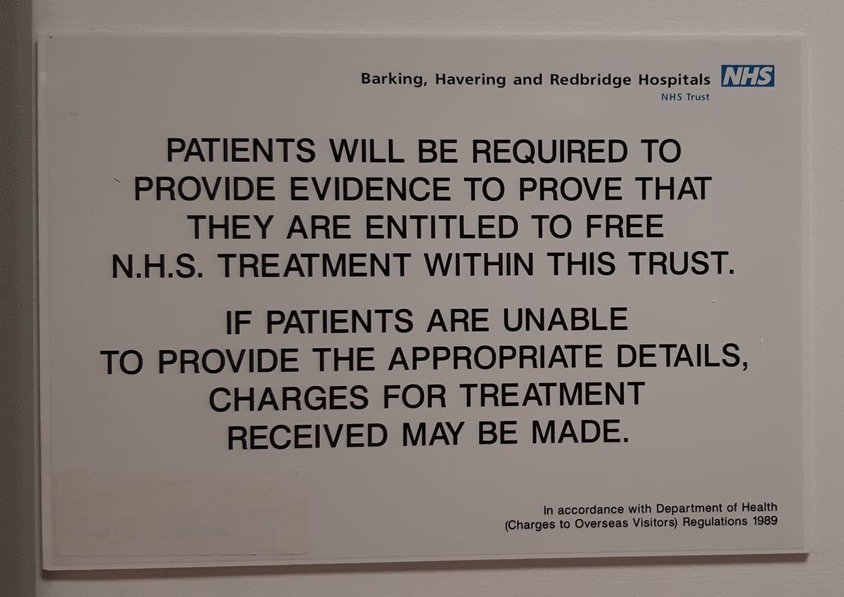 The campaign continues! Image from outpatients at Queens Hospital, Romford.