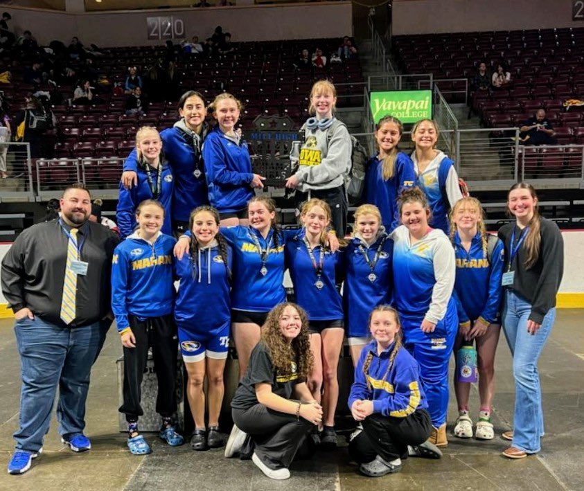 HISTORY MADE!!!  Congrats to both the boys and girls wrestling team as both programs won the Mile High Challenge in Prescott, AZ this past weekend for the first time!!  #championsmadehere  #tigerpride #fightformarana #mhstigers #maranaschools