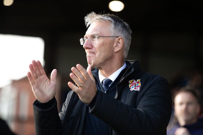 NTT20Pod's tweet photo. 3-0 v FGR ✅
1-1 v Sutton 🤝
3-1 v Gillingham ✅
2-2 v Mansfield 🤝
2-1 v Newport ✅
0-1 v Walsall ❌
2-1 v Swindon ✅ 
5-1 v Salford ✅
2-0 v Harrogate ✅
4-2 v Notts ✅

No League Two team has picked up more points since the start of November than Tranmere (23). 👏 

#TRFC #EFL https://t.co/PIxcd4VJZ1