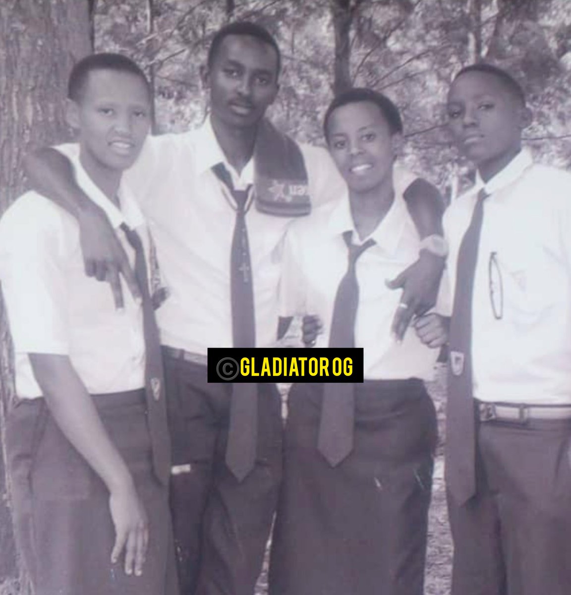 School Dayz... Yago The preacher with his classmates at Saint Aloys promotion of 2014. 🇷🇼🎵📚🧠