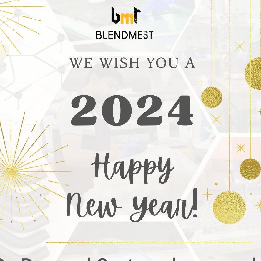 blendmest_Tech's tweet image. As 23 yr ends, we thank you for the memories, lessons, and achievements that #blendmest has accomplished. #welcoming #2024 with endless possibilities for our growth. 
We want to thank all our #partners and clients for becoming part of our #JOURNEY 
#drones #composites