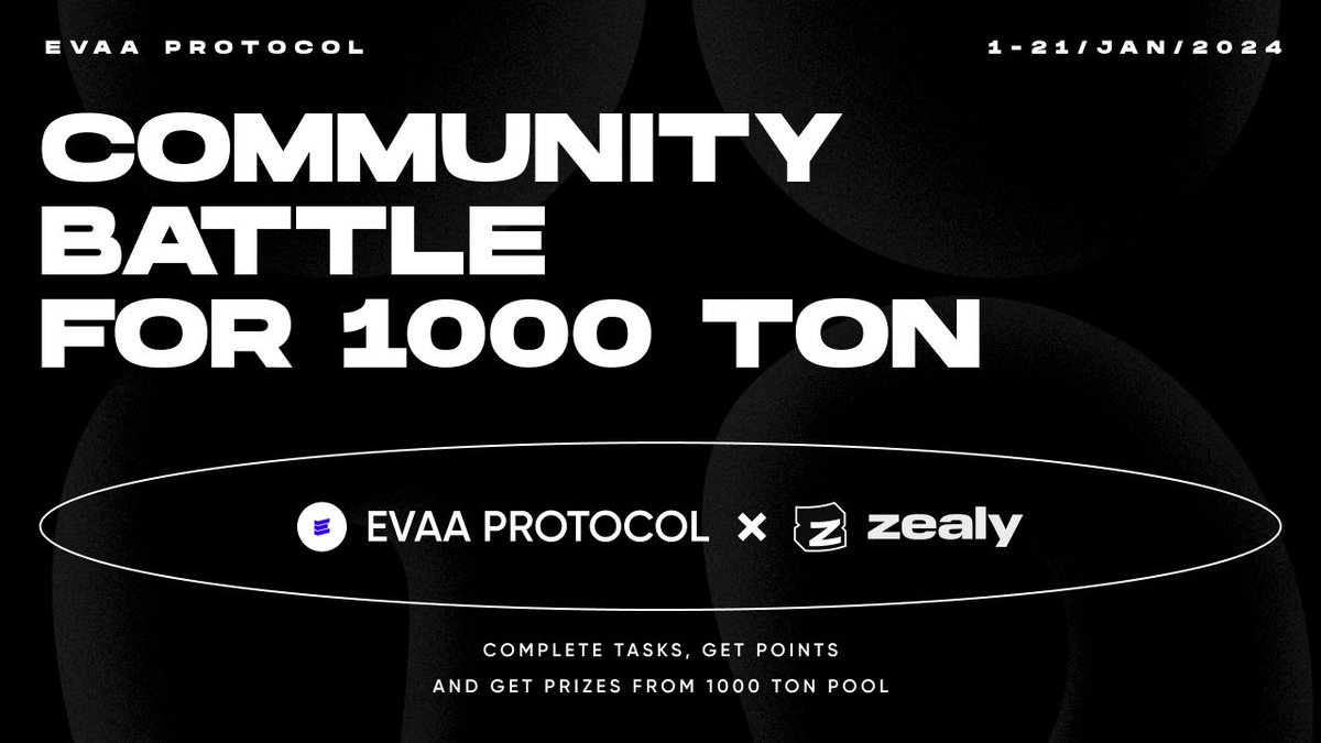 Attention all EVAAngelists: our new Zealy is launching NOW and it's packed with awesome quests just for you! Contribute, learn, and get rewarded - it's that simple 💰📚🎉 <a href="/zealy_io/">Zealy</a> zealy.io/c/evaaprotocol…