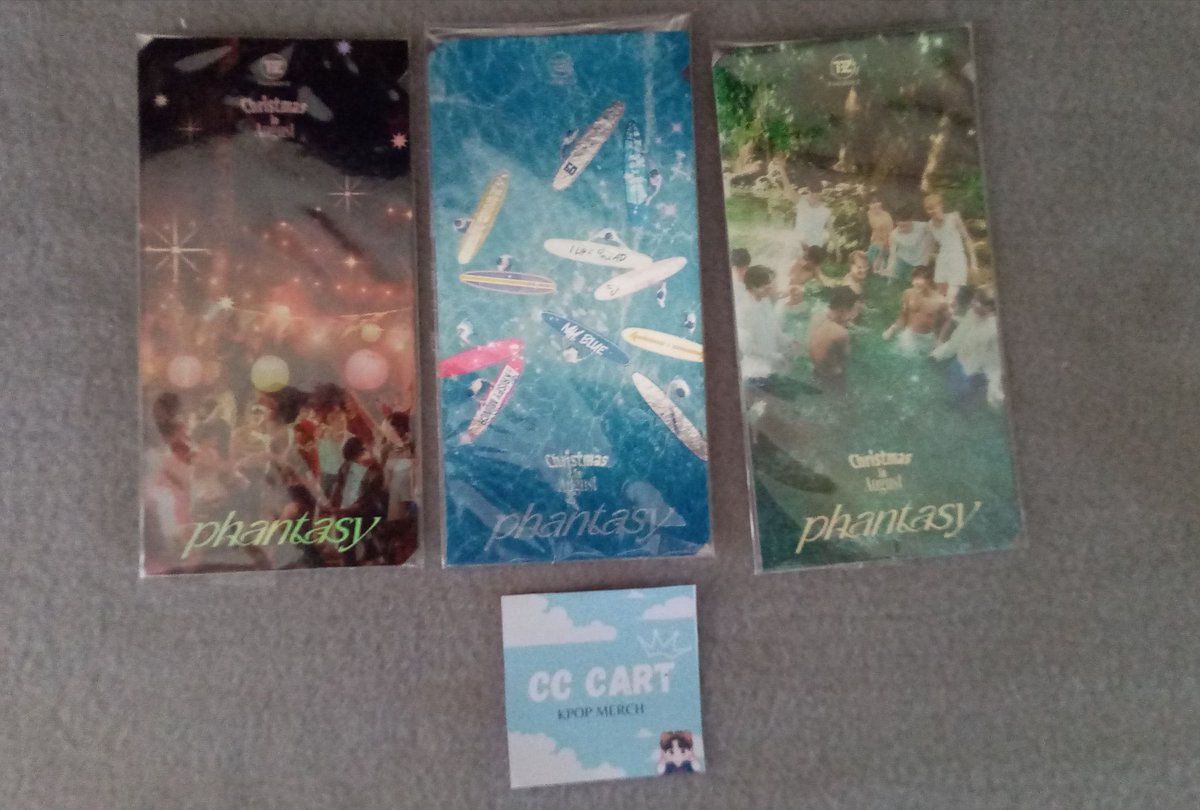 Itscccart's tweet photo. #cccartsellz 

The Boyz 5th mini Album (PHANTASY) Christmas in August ⛱️🌊

TBZ Group Pc - 70.00 each
TBZ Ticket - 50.00 each
TBZ bookmark - 50.00 each https://t.co/lyA6N30v7N