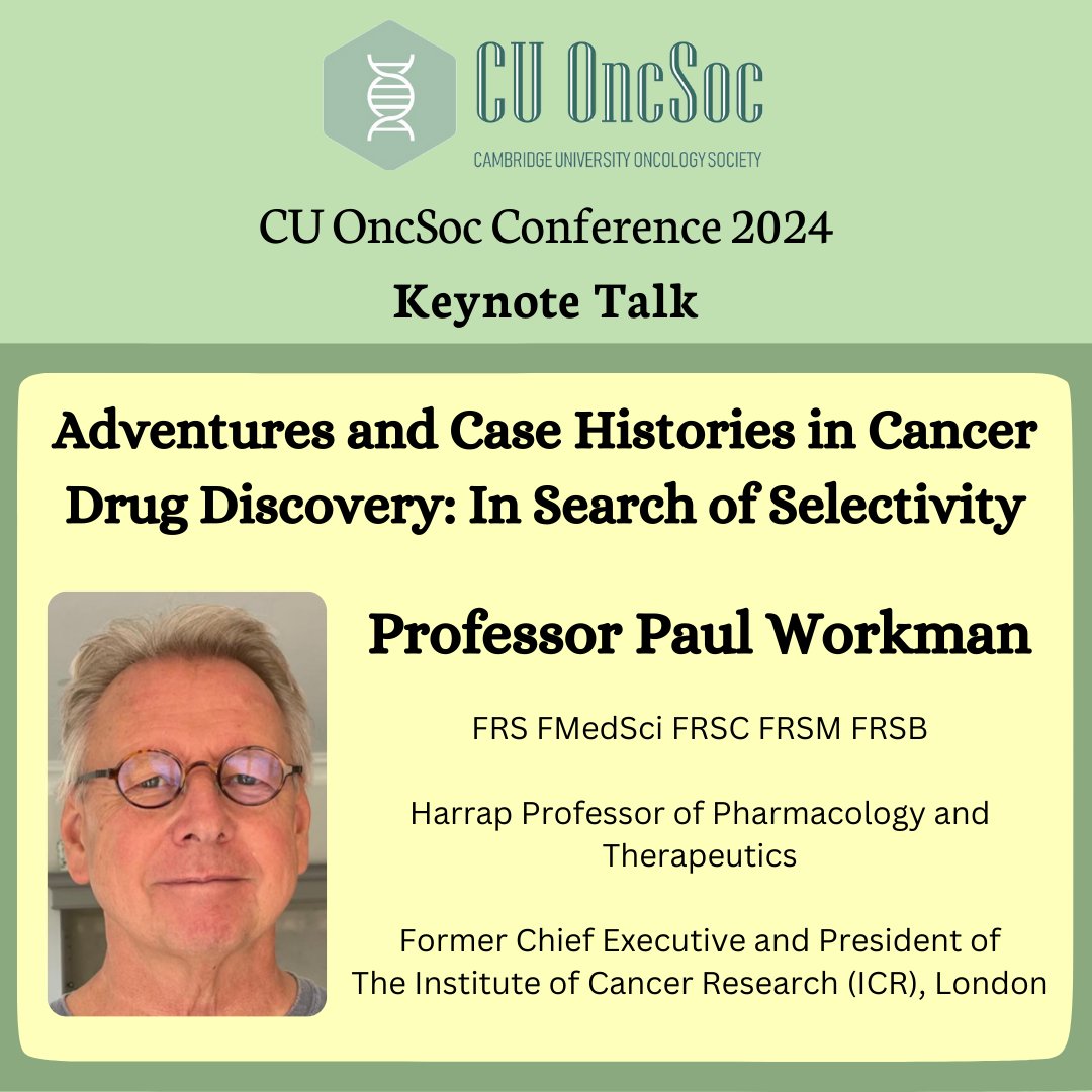 Cambridge University Oncology Society tweet media