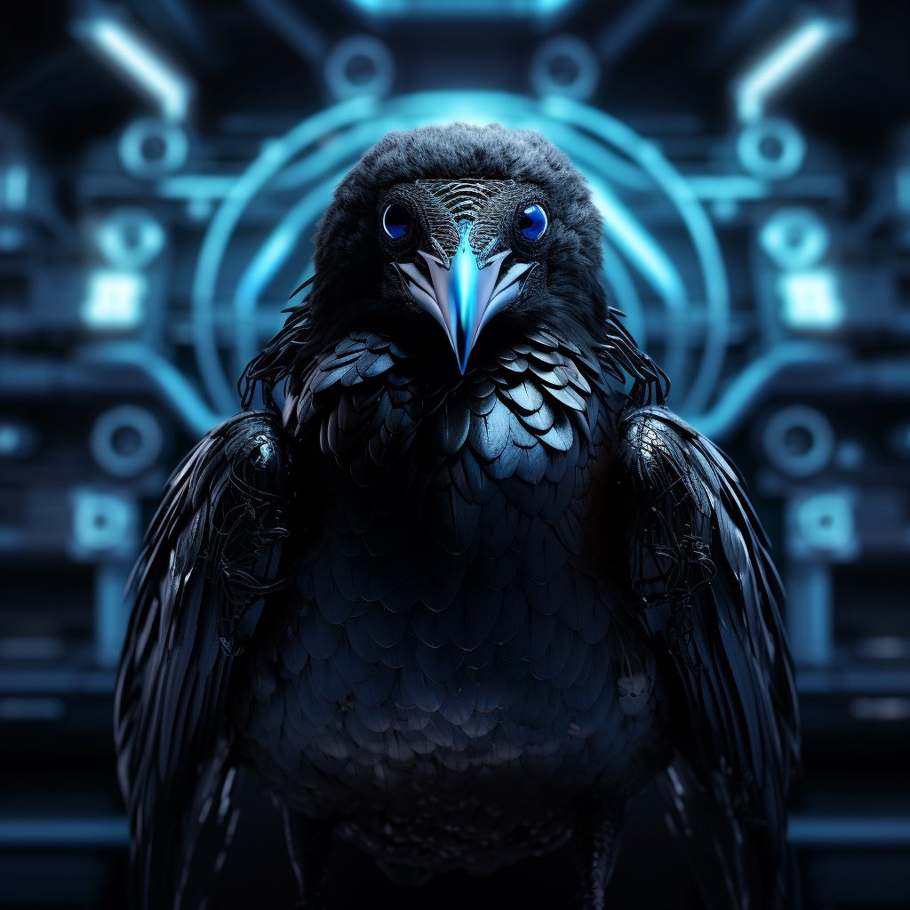 Ravencoin's tweet image. Raven thrives in chaos.  2024 is here.