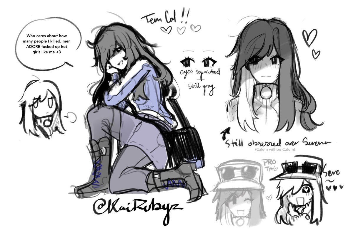 I'm not drawing today take old femcal doodle from priv 