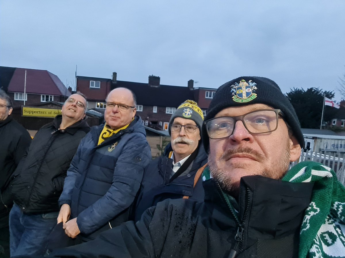 Great performance by <a href="/suttonunited/">Sutton United</a> today. Wonderful start to the new year welcomed by the boys on the curva, despite the wind and rain