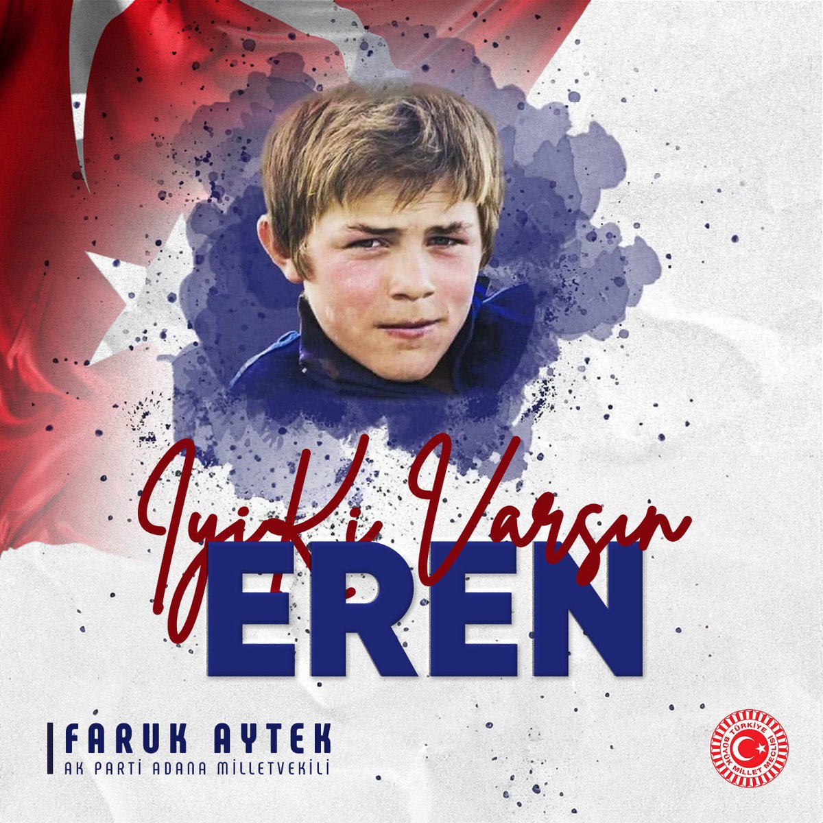 Küçücük yüreğine büyük bir memleket sevgisi sığdırdı; küçük yaşına rağmen büyük bir cesareti vardı. 

Sonsuza dek gönlümüzde ve zihnimizde yaşayacaksın. 

İyi ki doğdun, iyi ki #İyikiVarsınEren 🇹🇷