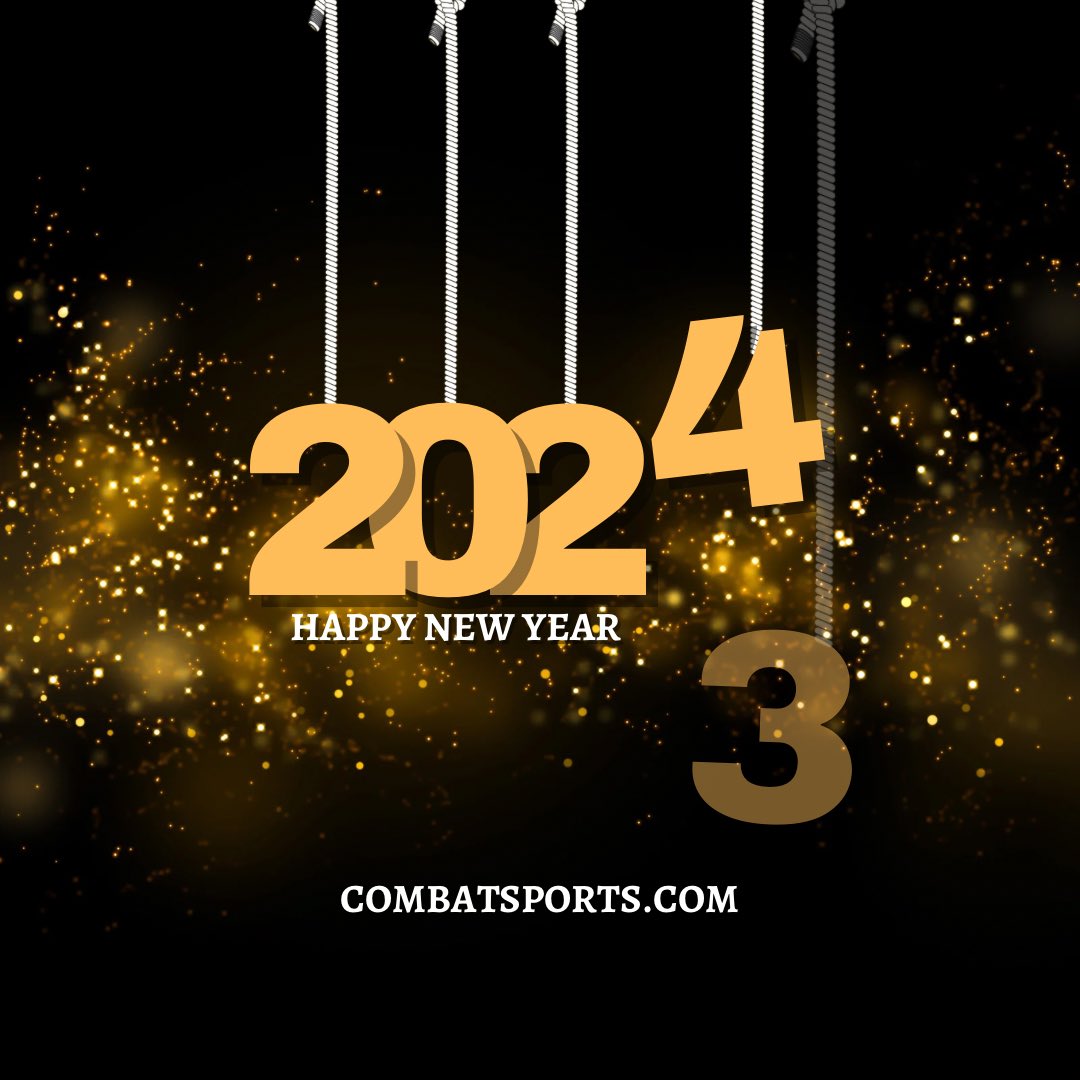 CombatSportsInt's tweet image. Happy New Year from Combatsports.com! 🎉 Wishing you a year filled with success, joy, and prosperity. Let's make 2024 amazing together! #HappyNewYear #2024Goals #Success #Joy #Prosperity #OurCompanyJourney